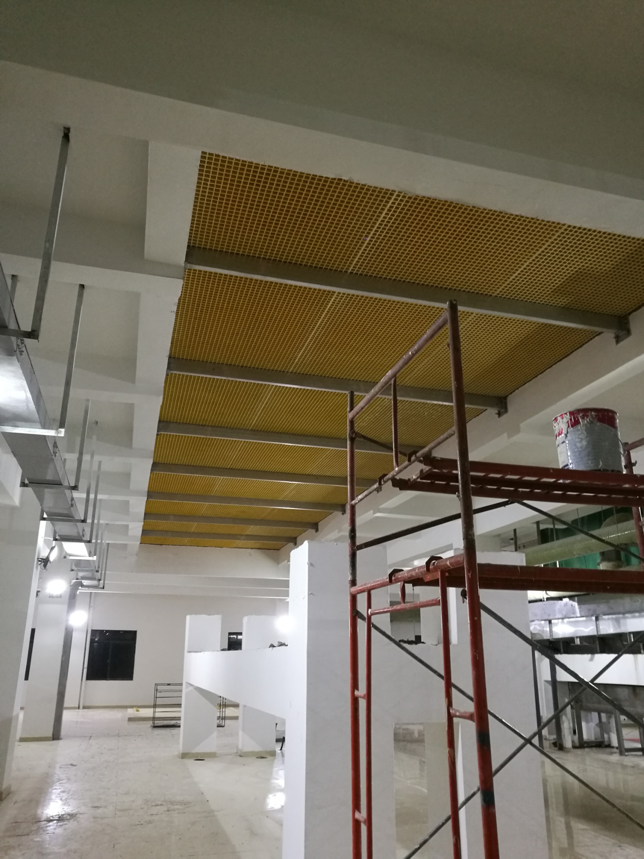 廣東深圳福田污水處理廠玻璃鋼格柵、蓋板安裝工程(圖1)